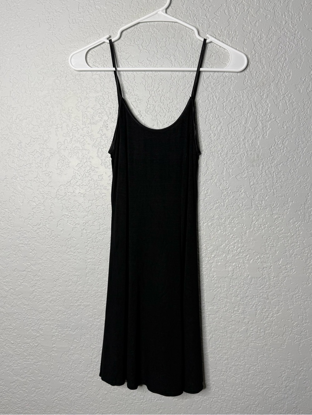 Vintage MG Apparel Black Slip Slinky Mini Dress XS